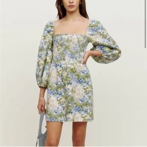 Reformaion greyson linen dress
